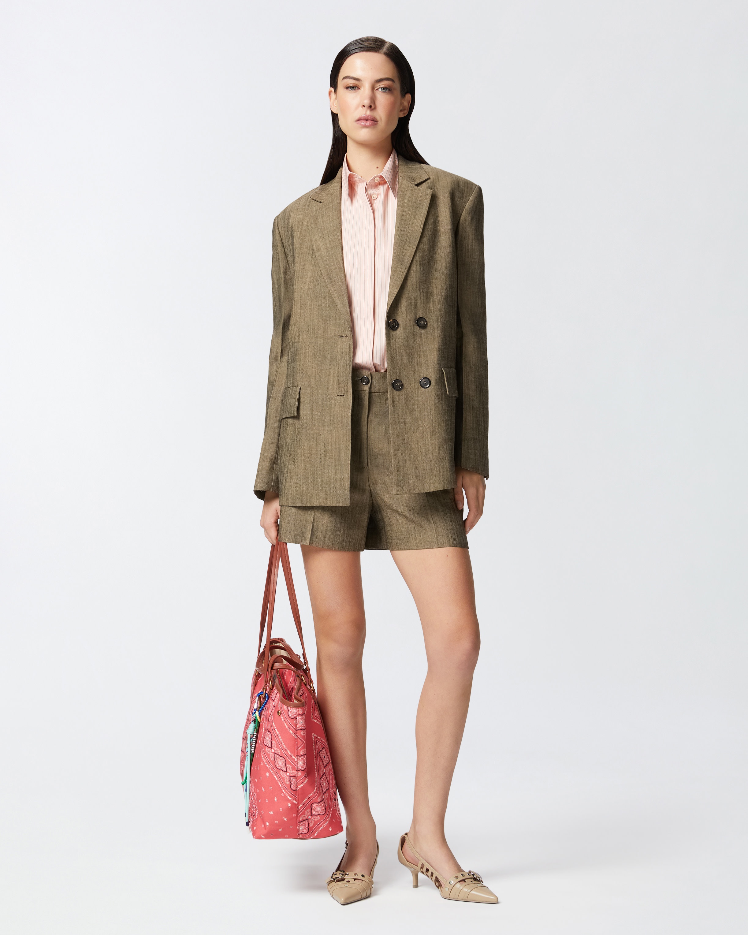 OVERSIZED STRIPED POPLIN SHIRT - 3
