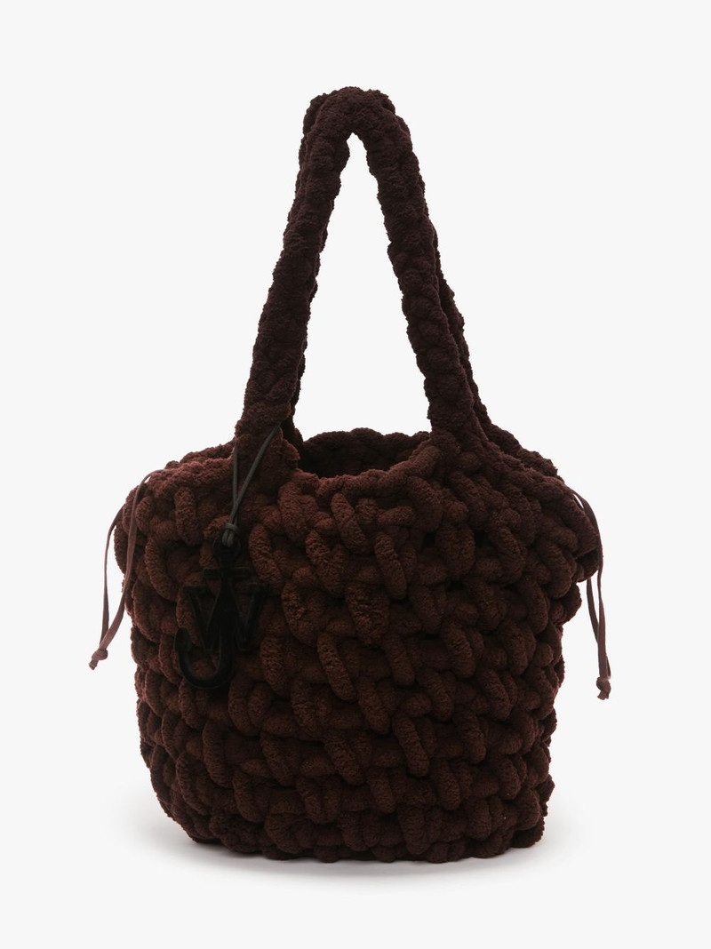 LARGE BLANKET SHOPPER - CHENILLE SHOULDER BAG 1