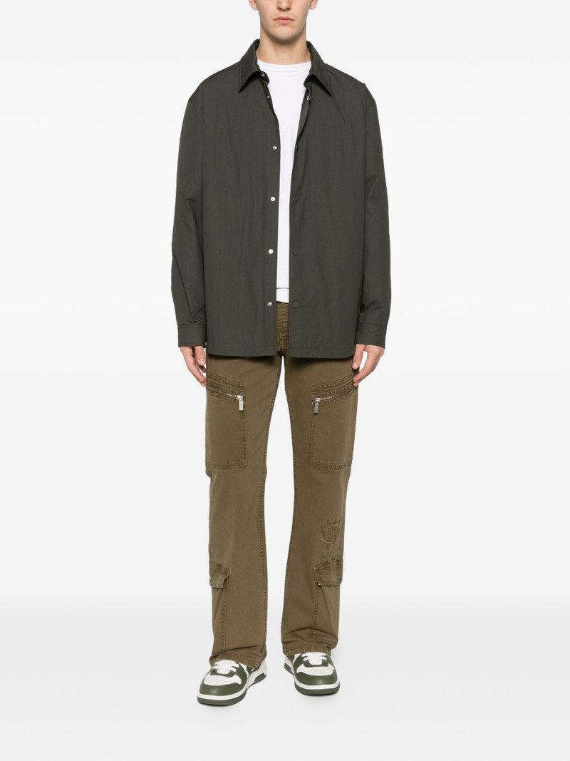 Off-White zip-pocket embroidery trousers outlook