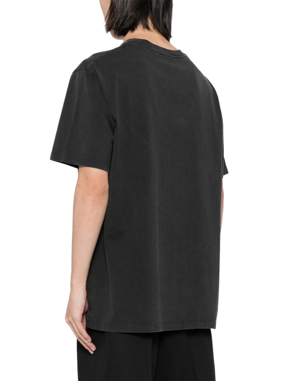 T-Shirt With Vintage Balmain Embroidery - 4