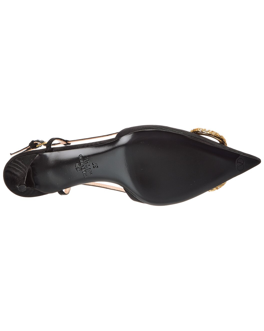 Valentino VLogo 40 Grosgrain Slingback Pump - 4