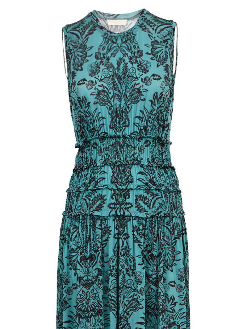 Kamaria ruched floral maxi dress 3