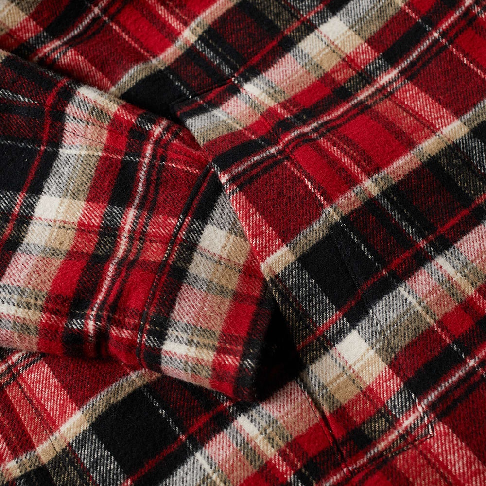 Balenciaga Flannel Check Flap Shirt - 3