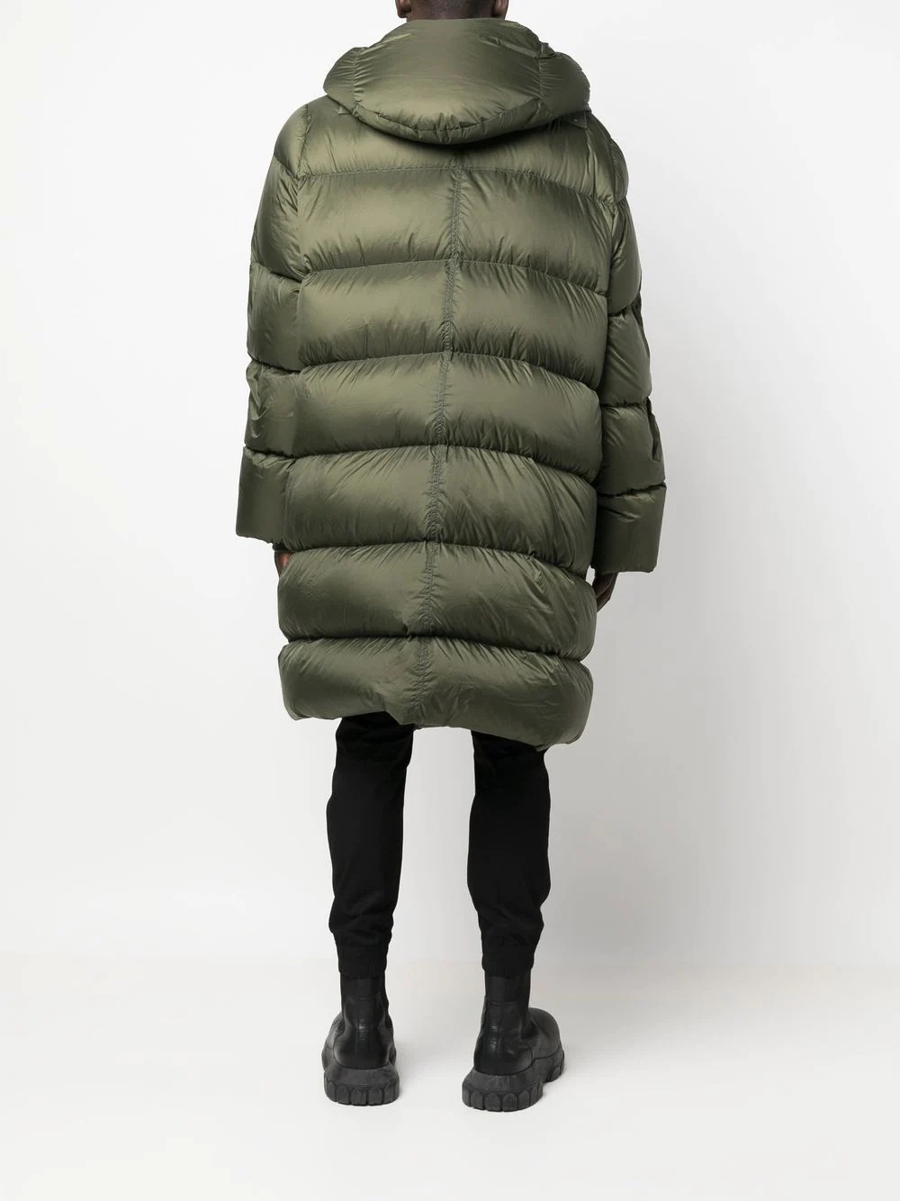 feather-down padded coat - 4