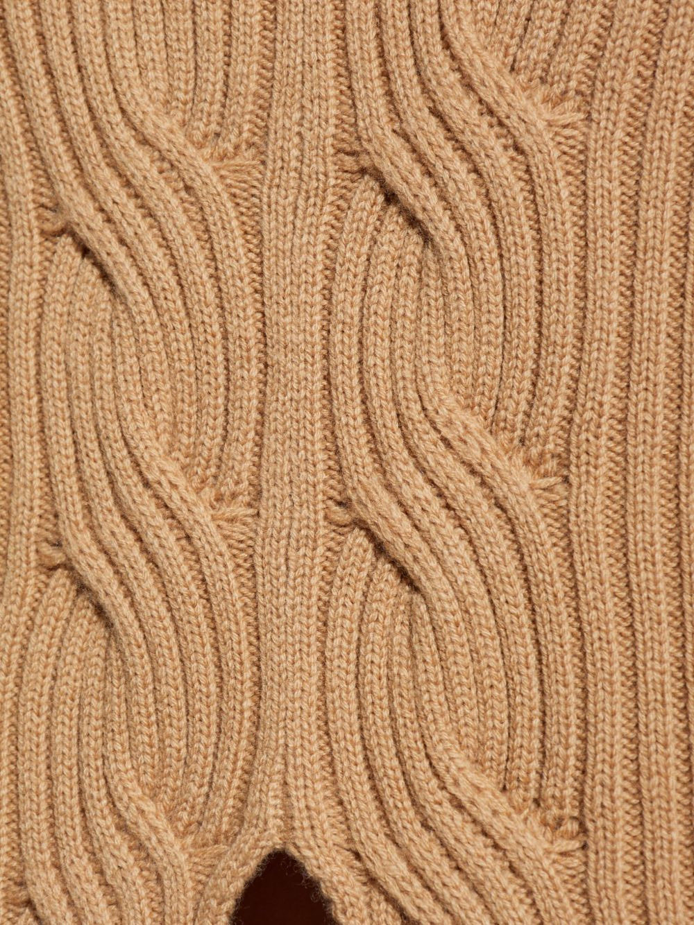 cable-knit high-neck jumper - 5