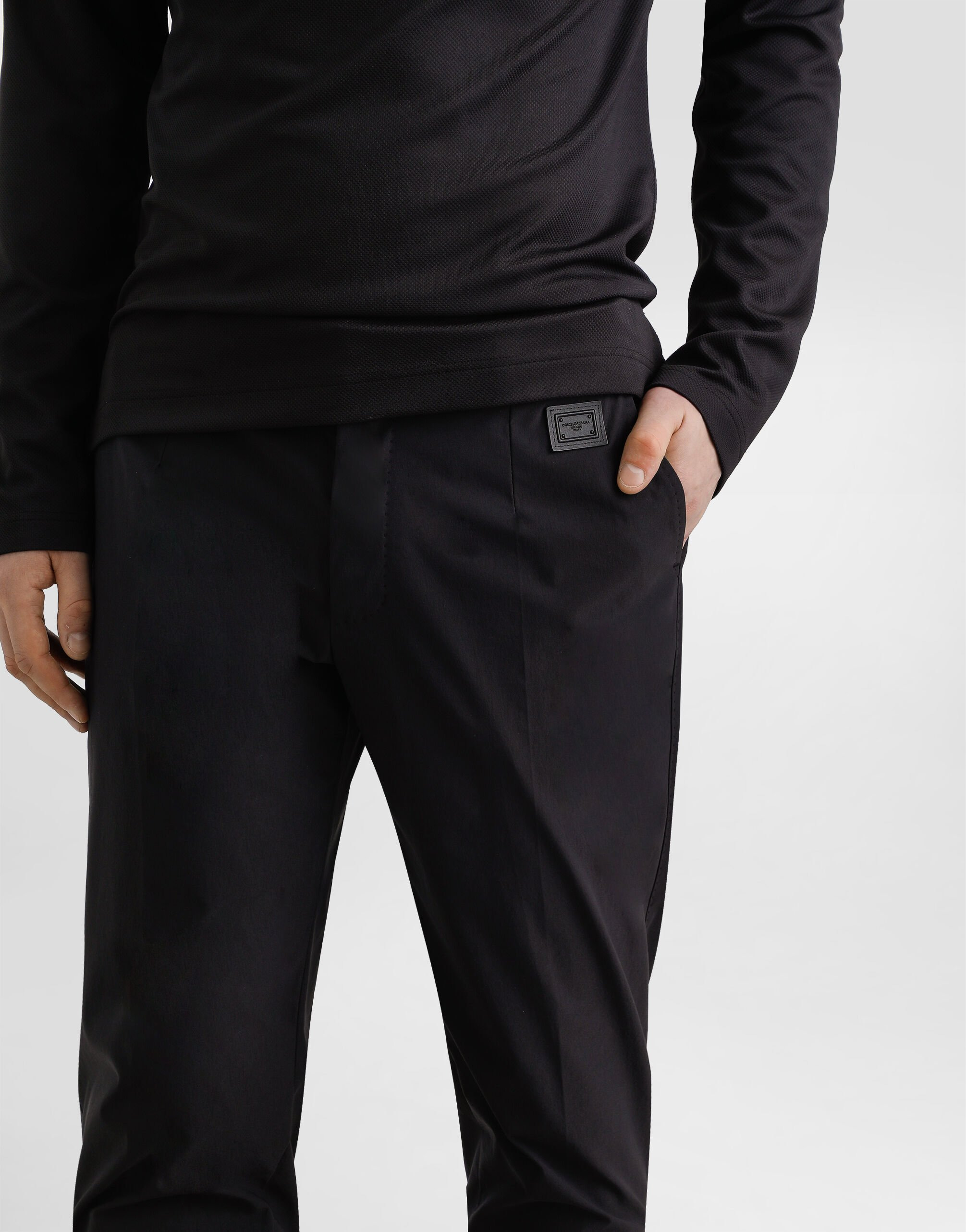 Nylon canvas trousers - 4