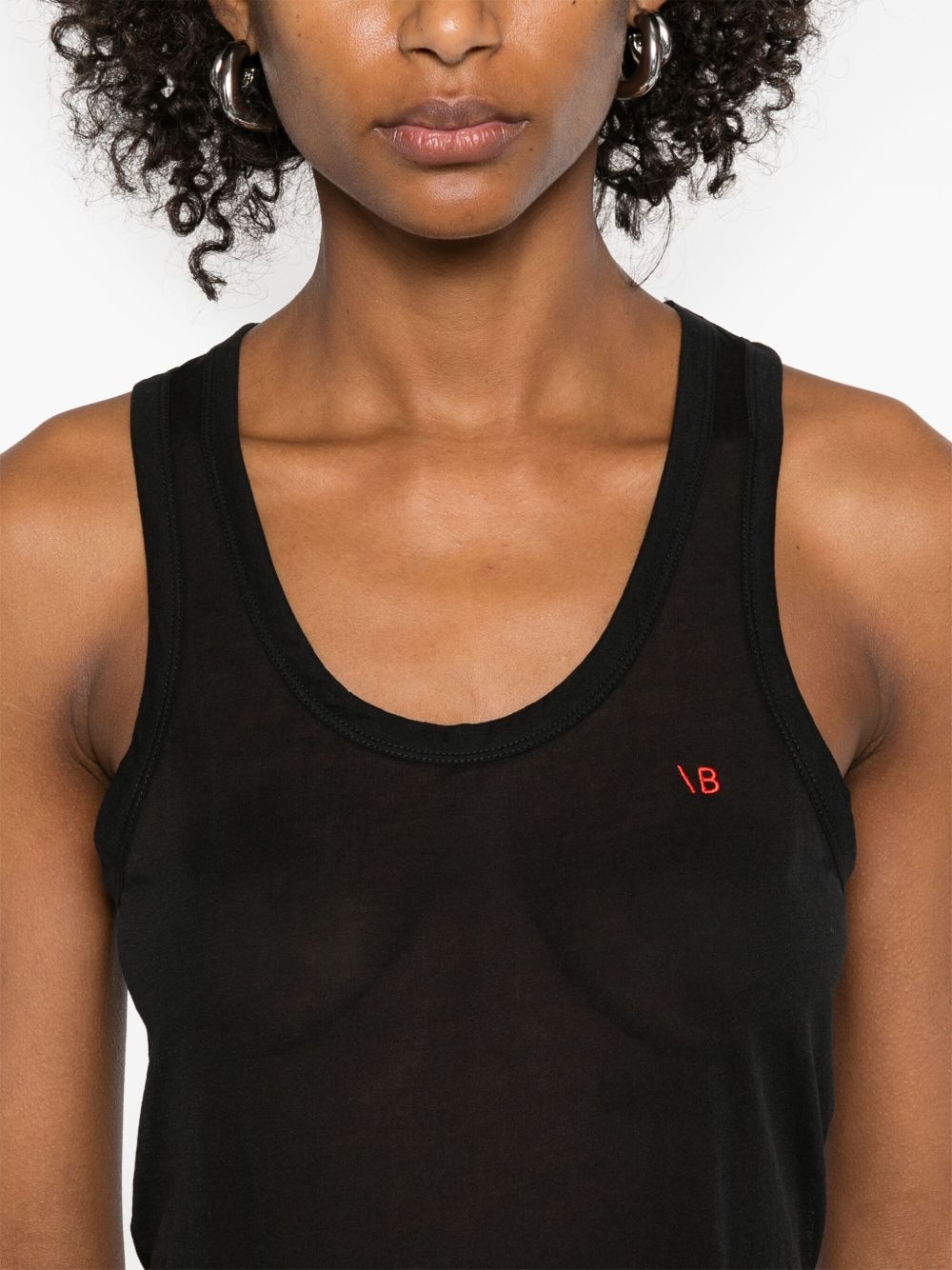 mélange tank top - 5