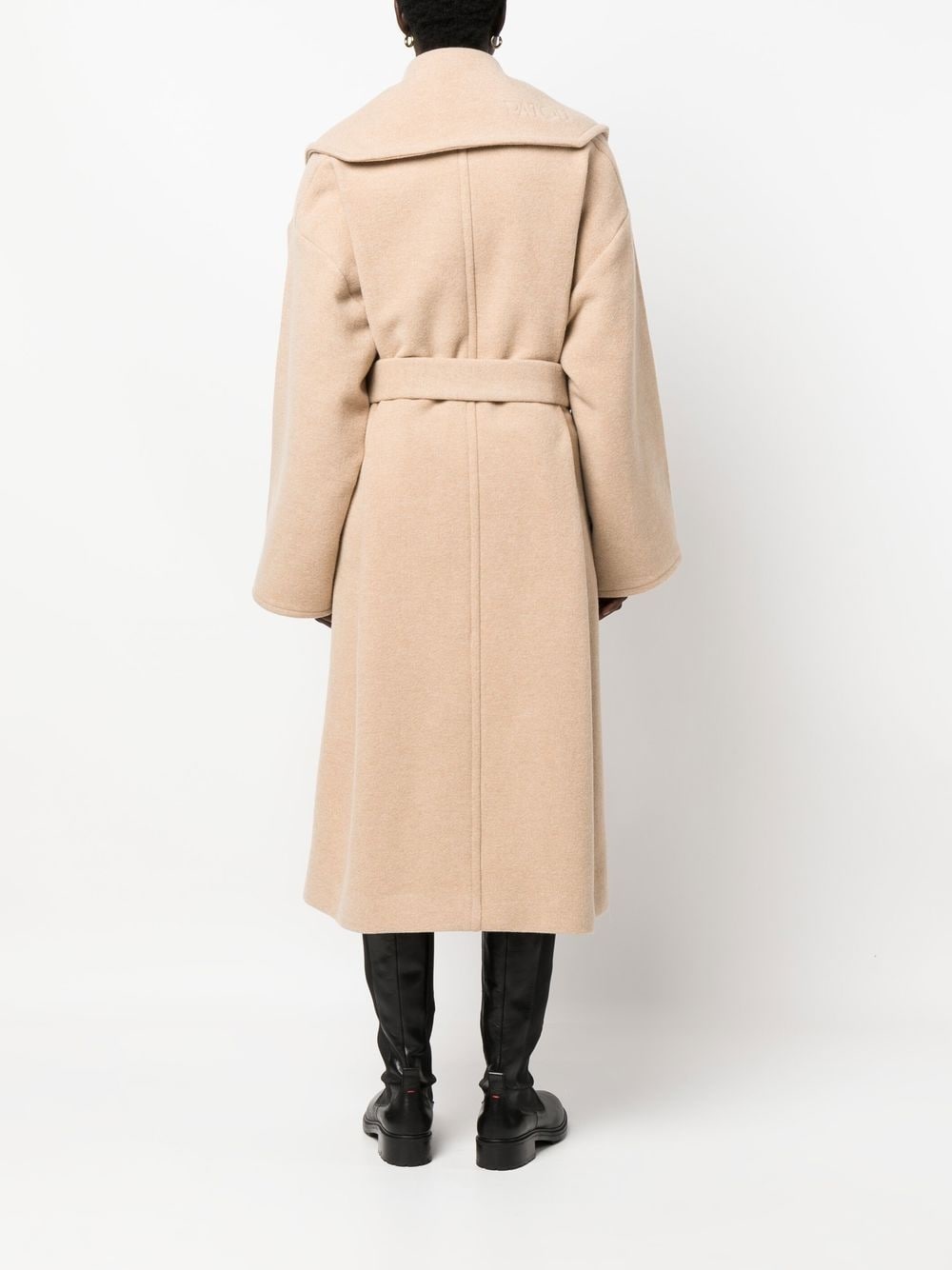 Maxi single-breasted coat - 4