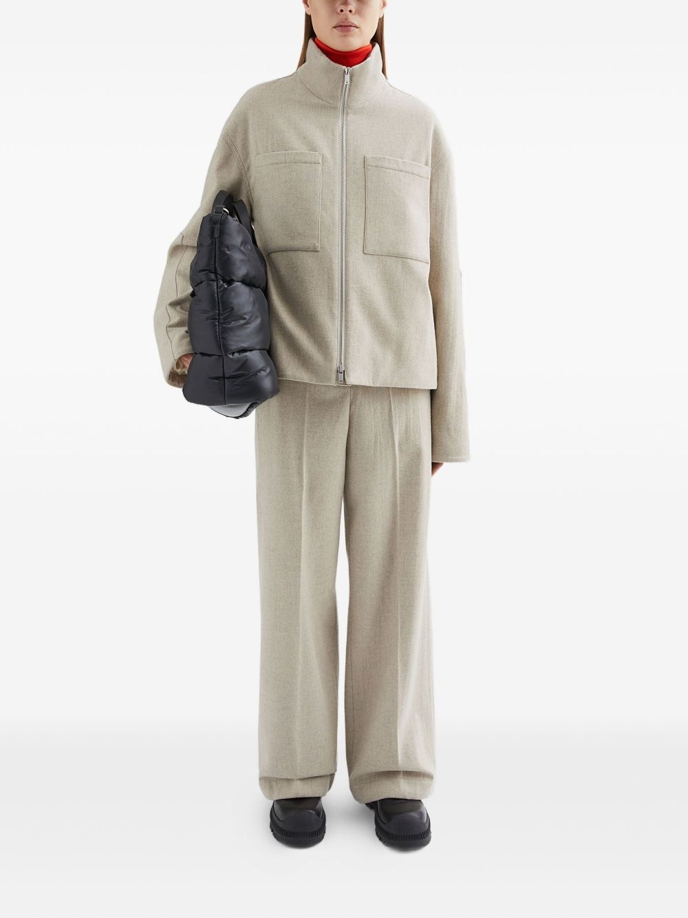 flannel trousers - 2