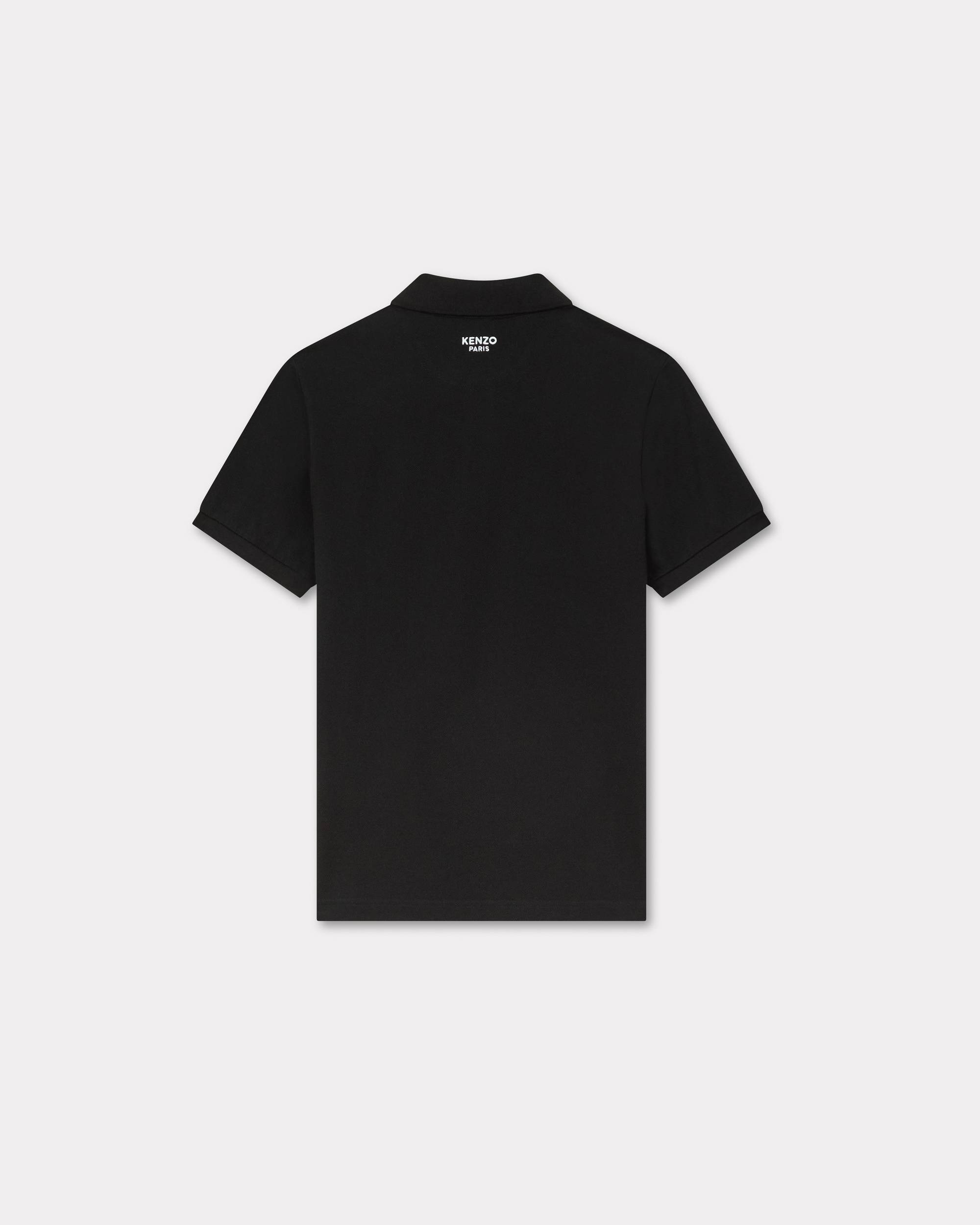 'Boke Flower' embroidered slim polo - 2
