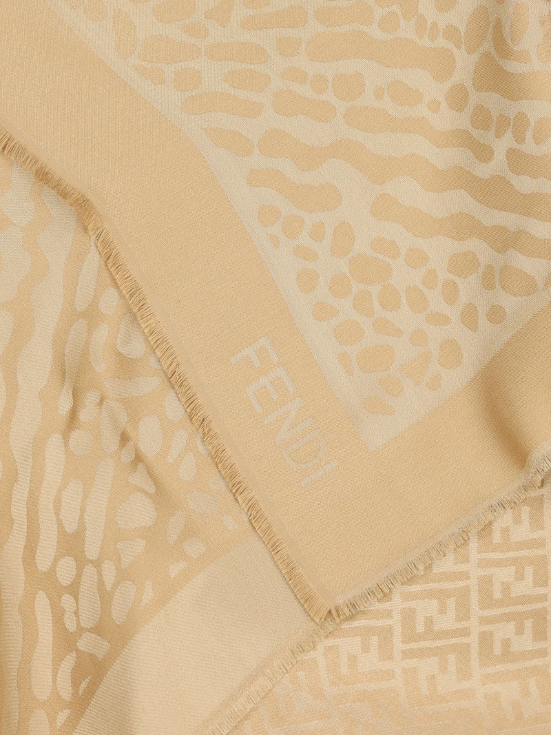 FENDI Wool and silk scarf outlook