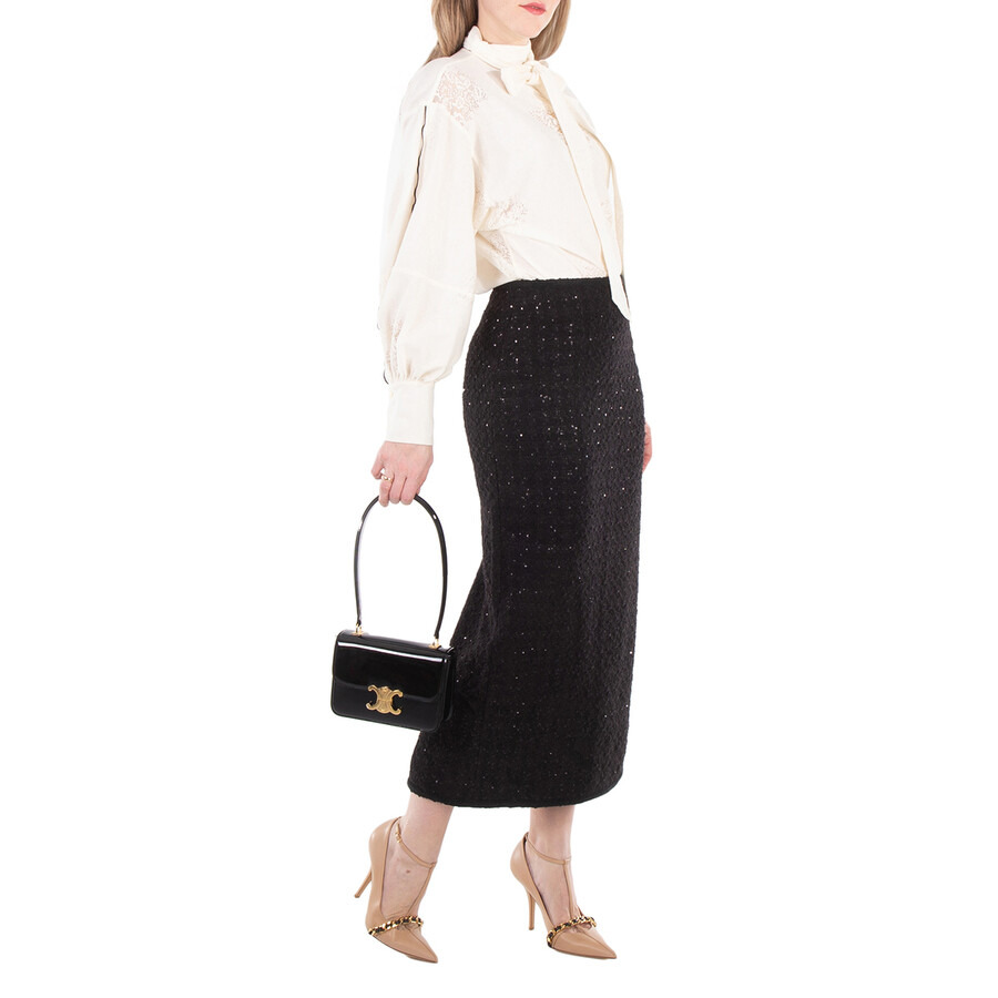 Celine Teen Garance Bag In Patent Calfskin - Black - 2