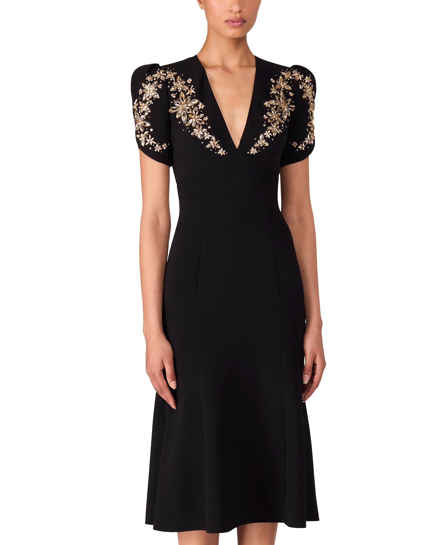 Jenny Packham Rosina Cocktail Dress in Liquorice at Nordstrom - 2