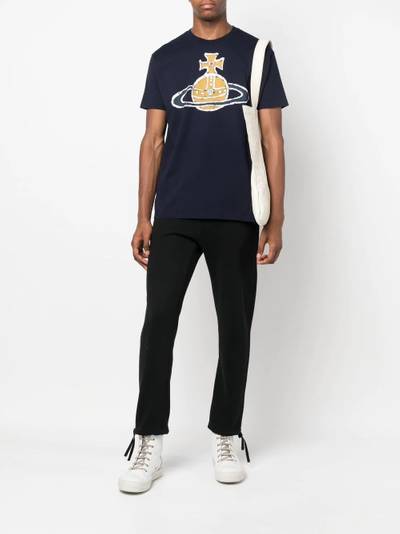 Vivienne Westwood logo crew-neck T-shirt outlook