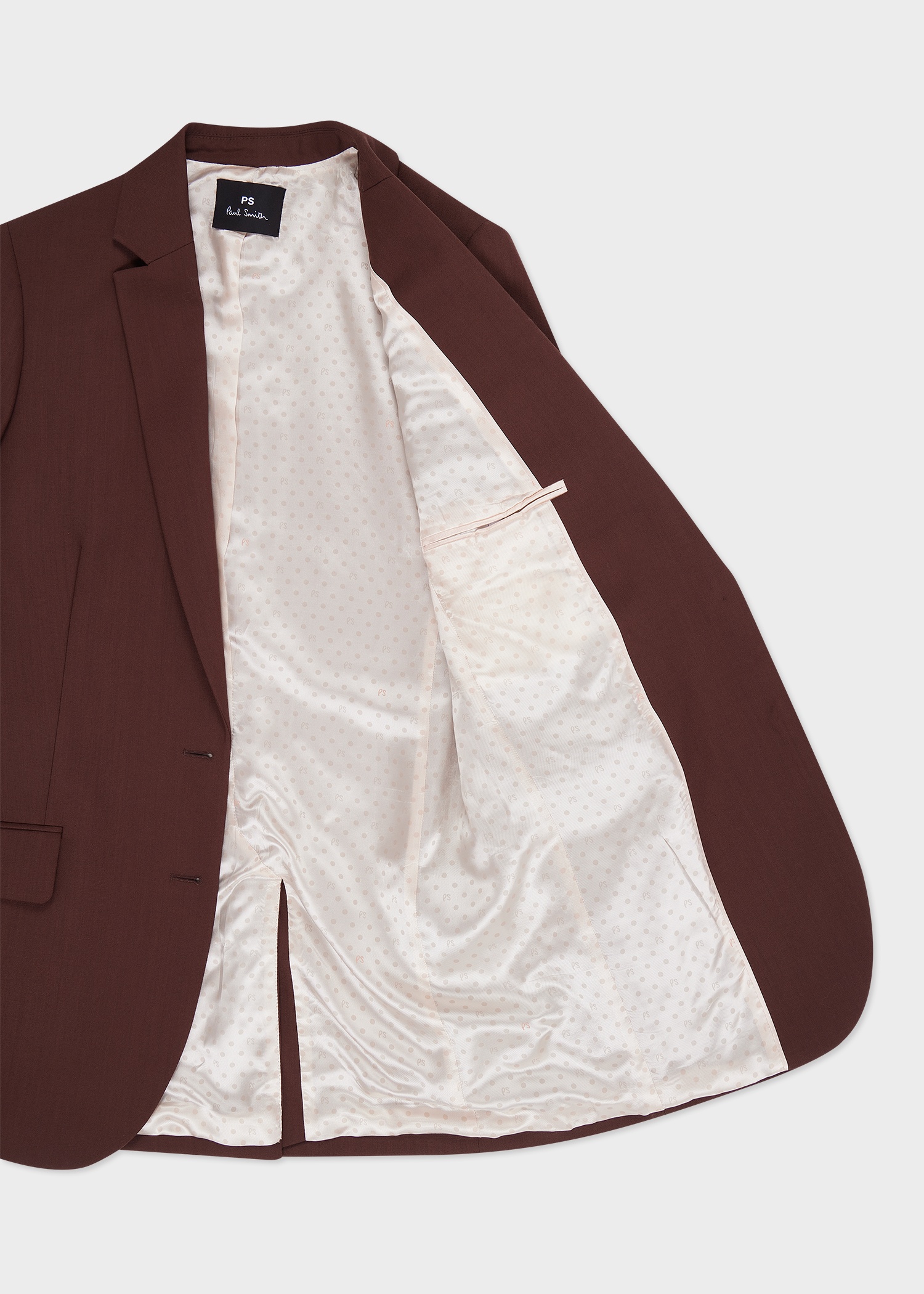 Women's Brown Hopsack Wool Blazer - 4