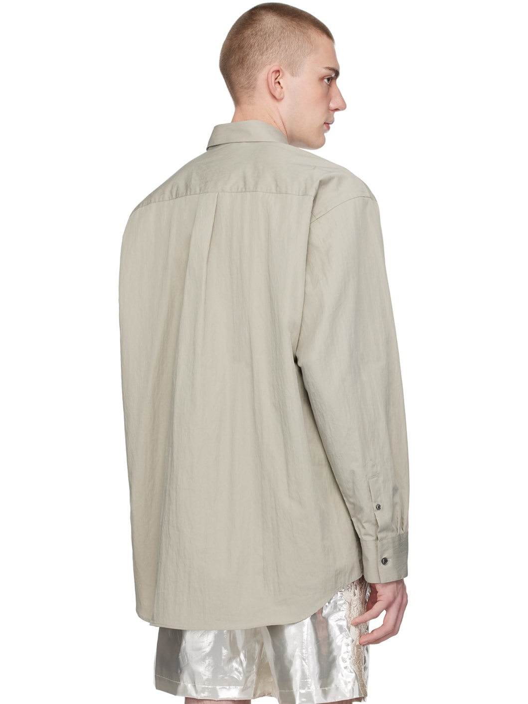 Taupe RCA Cable Shirt - 3