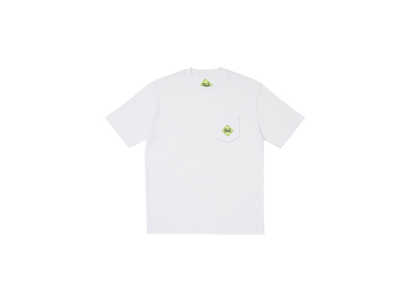 PALACE HARDWARE POCKET T-SHIRT WHITE - 1