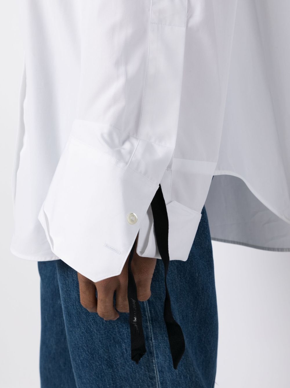 oversized string shirt - 6