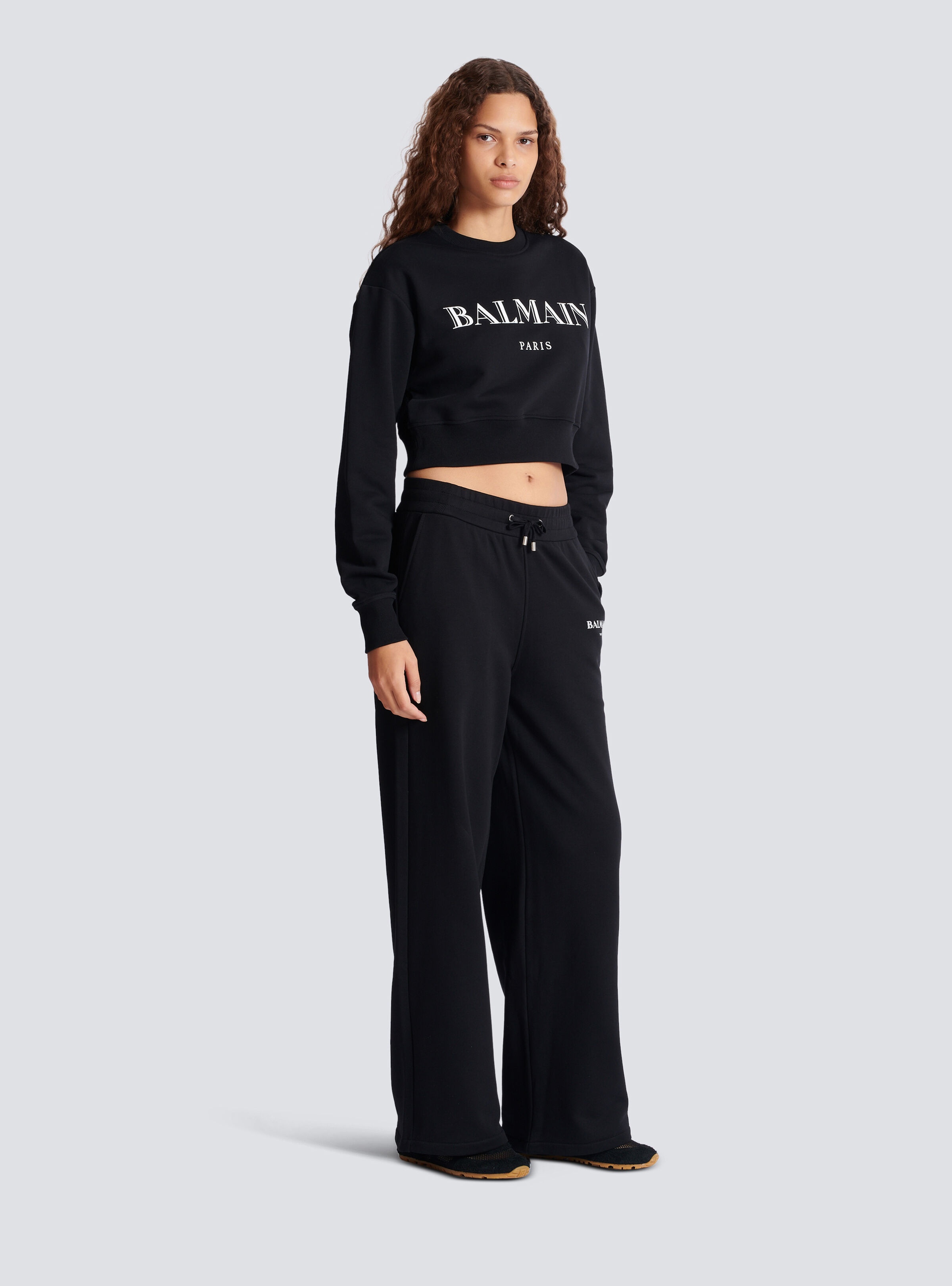 Printed Balmain crew-neck sweatshirt - 3