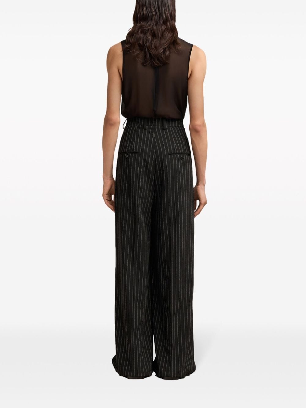 wide-leg virgin-wool trousers - 4