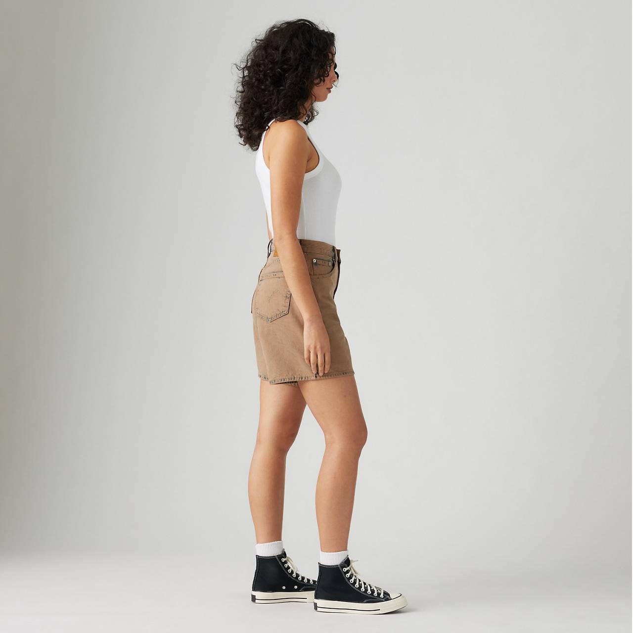 HIGH RISE BAGGY WOMEN'S SHORTS - 6