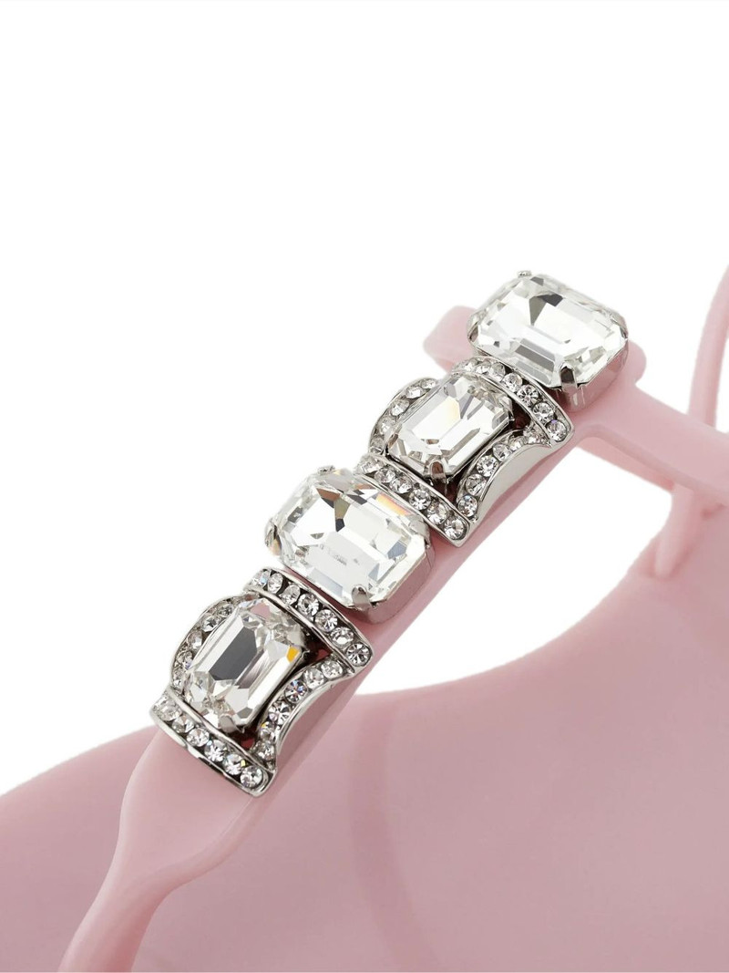 crystal thong sandals 3