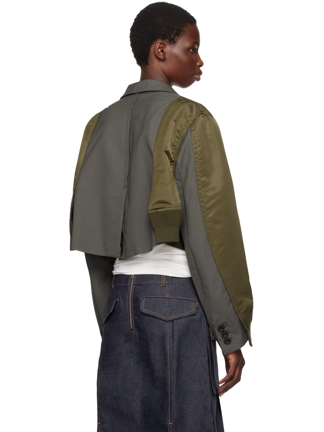 Khaki Suiting Blazer - 3