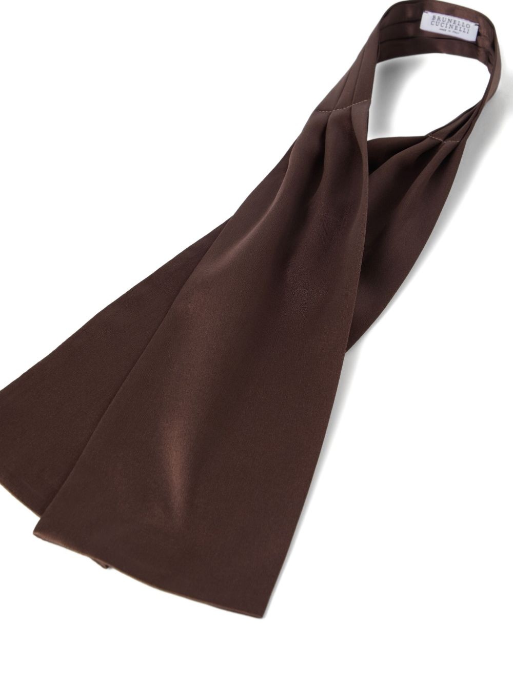 satin neck scarf - 2