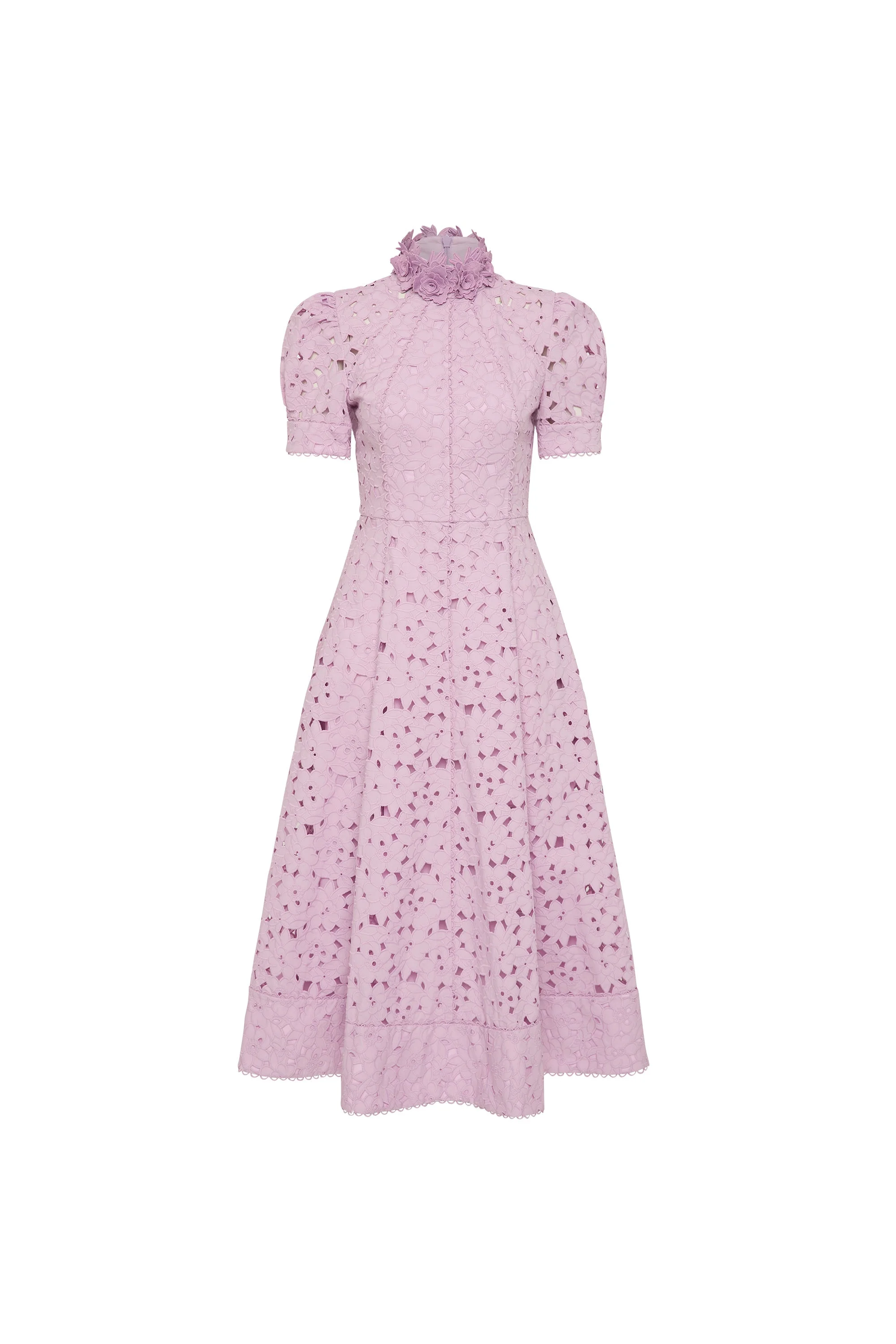 Kitsu Short Sleeve Midi Dress - 1
