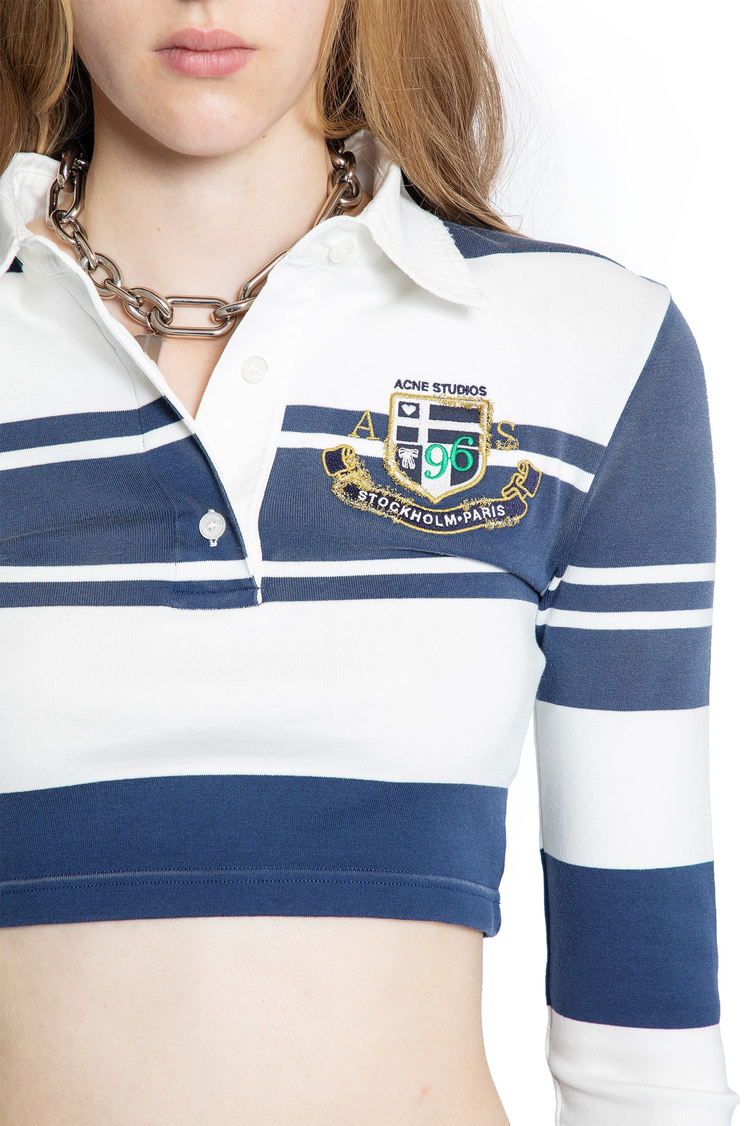 Cropped-Varsity-Polo-Shirt - 4