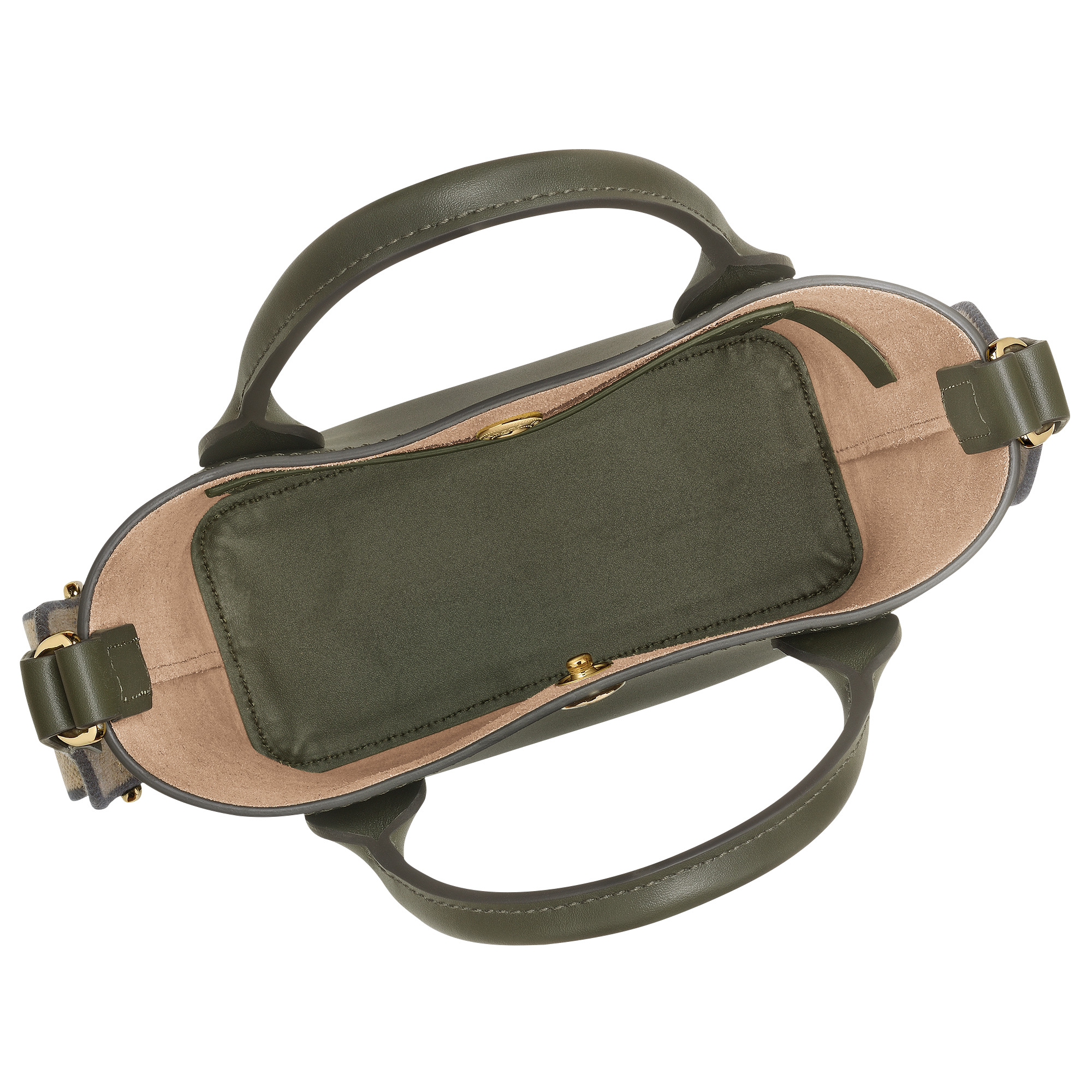 Épure XS Tote bag Khaki - Leather - 5