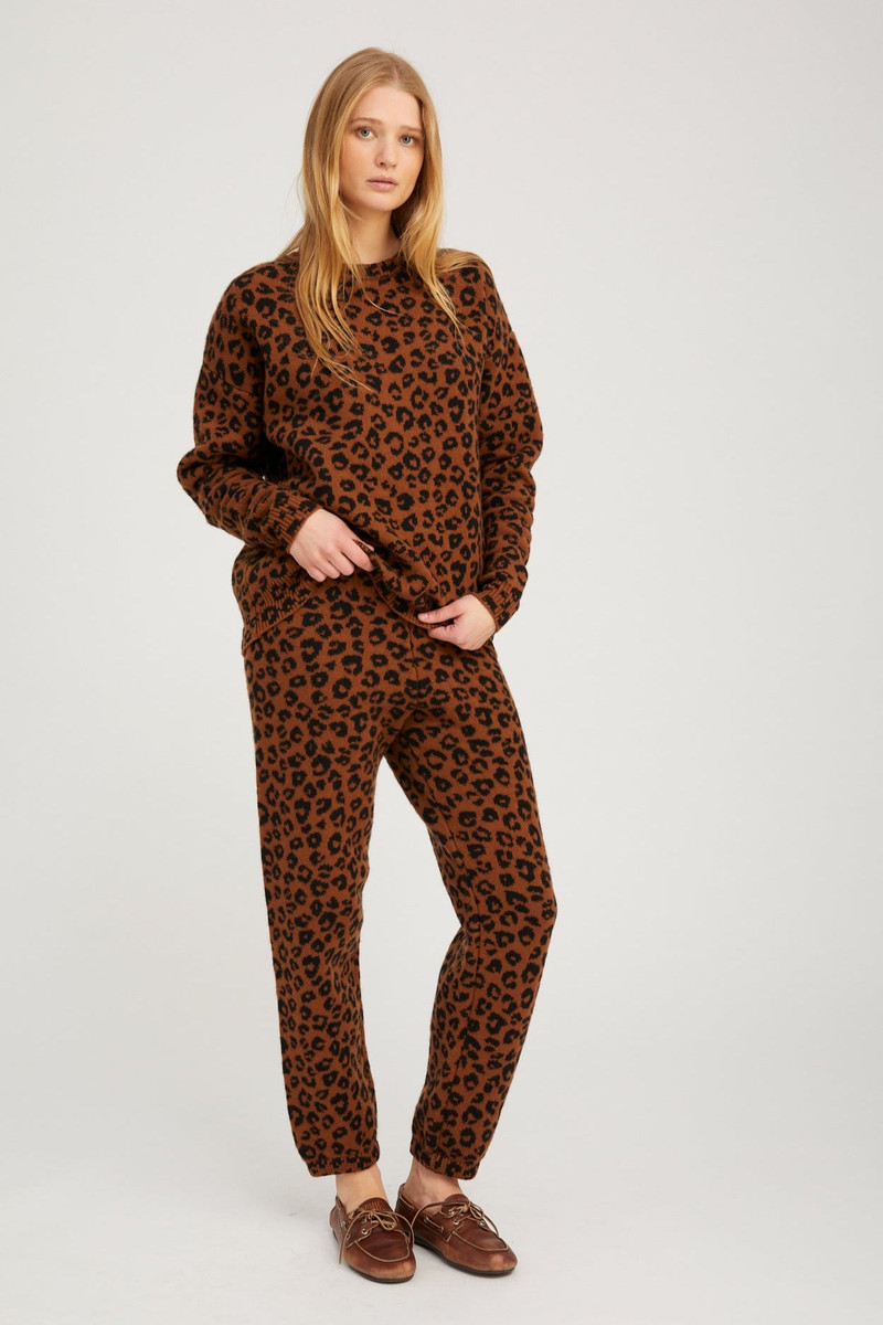 LEOPARD CASHMERE SWEATSHIRT 3