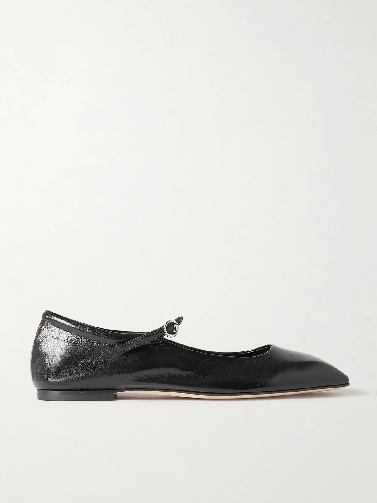 Uma Leather Mary Jane Ballet Flats - 1