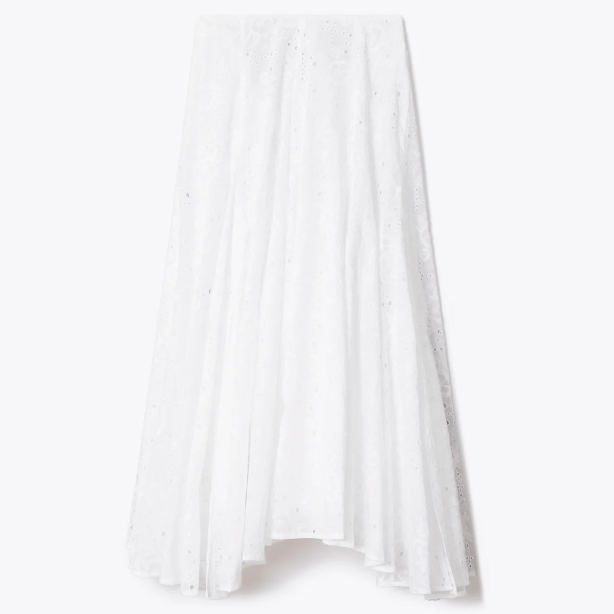 Cotton Eyelet Skirt - 1