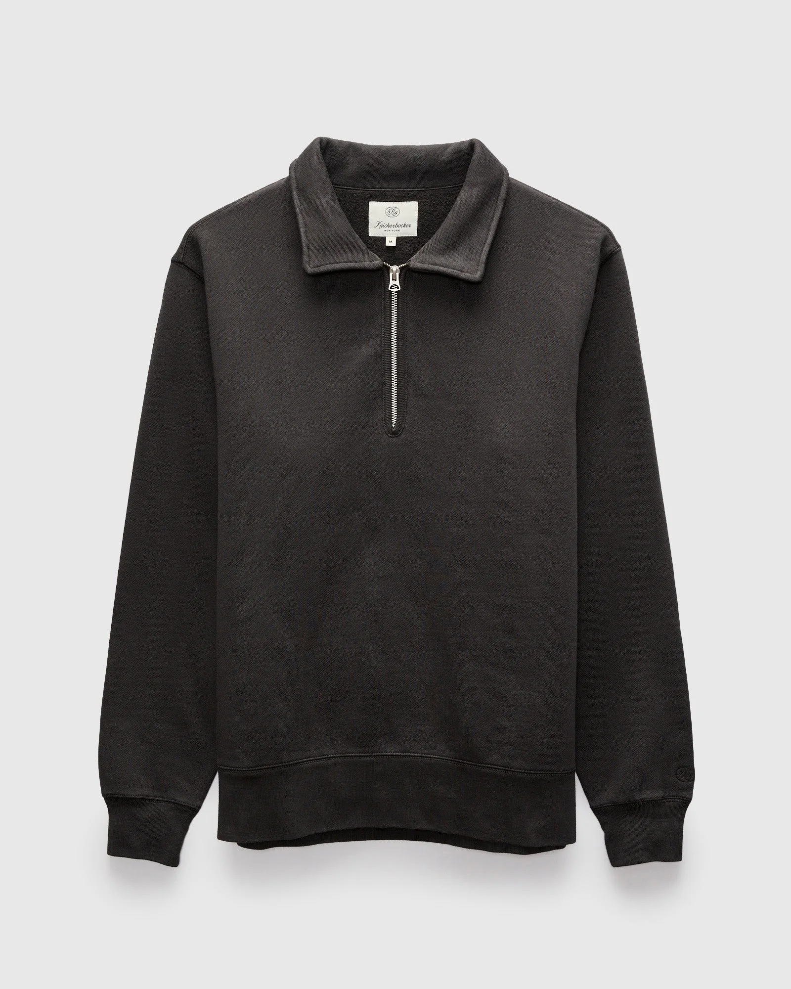 Stadium Quarter Zip Sweater in Peat - 1