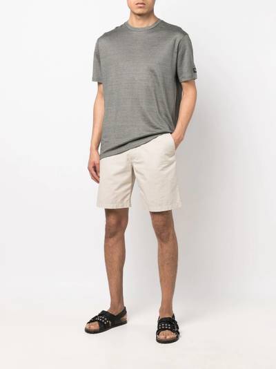 Paul & Shark crew neck short-sleeved linen T-shirt outlook