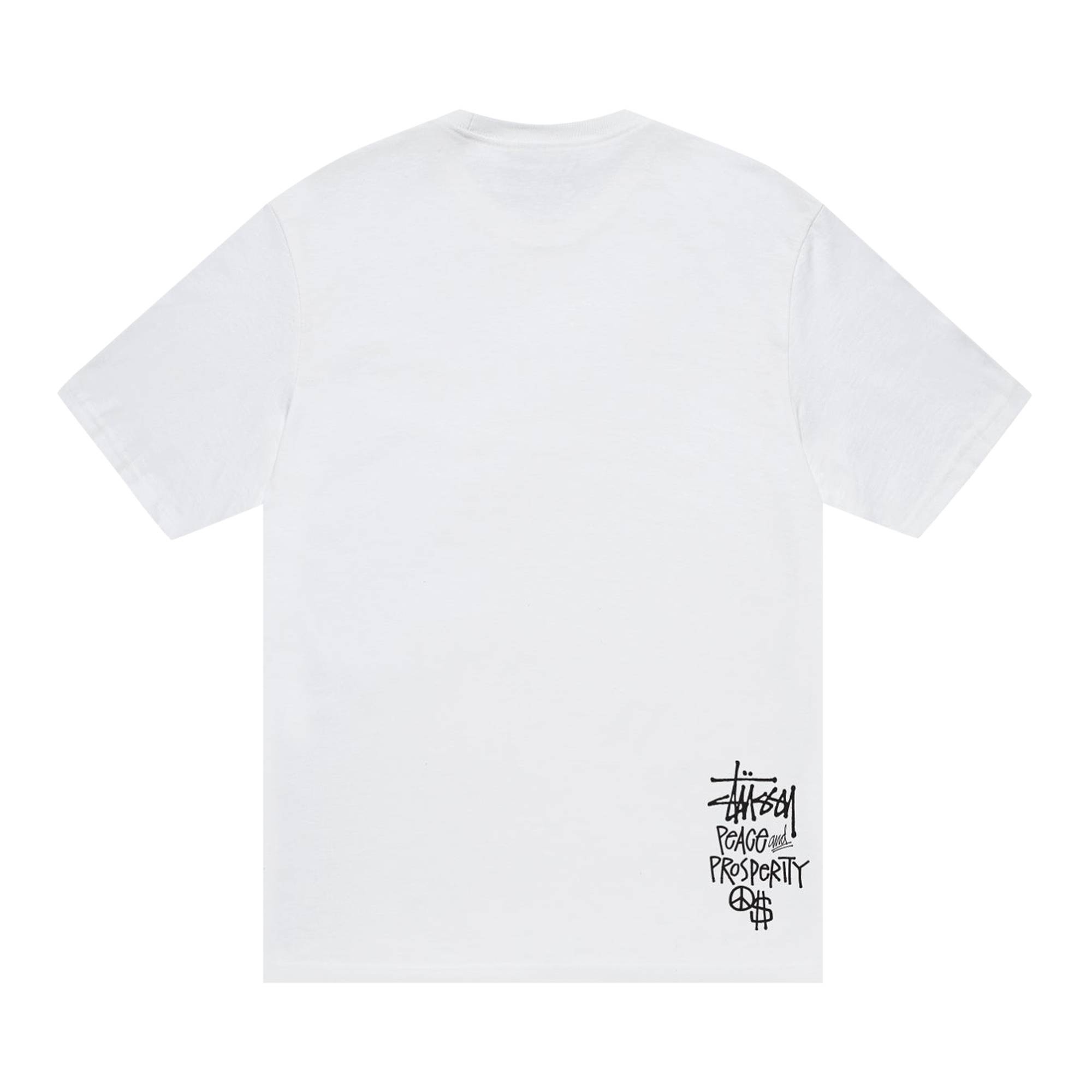 Stussy Peace & Prosperity Tee 'White' - 2