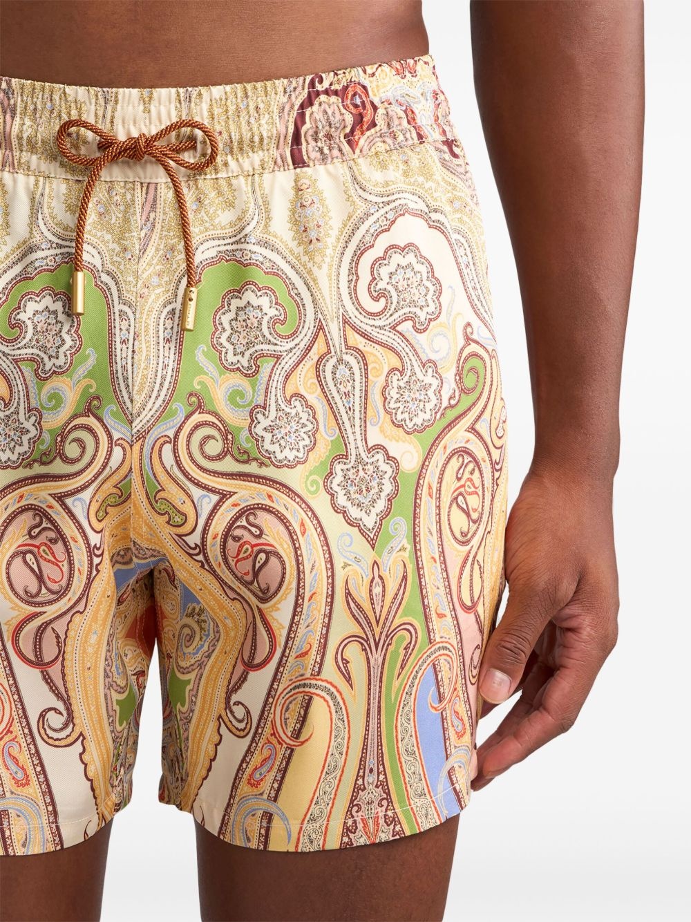 paisley-print swim shorts - 6