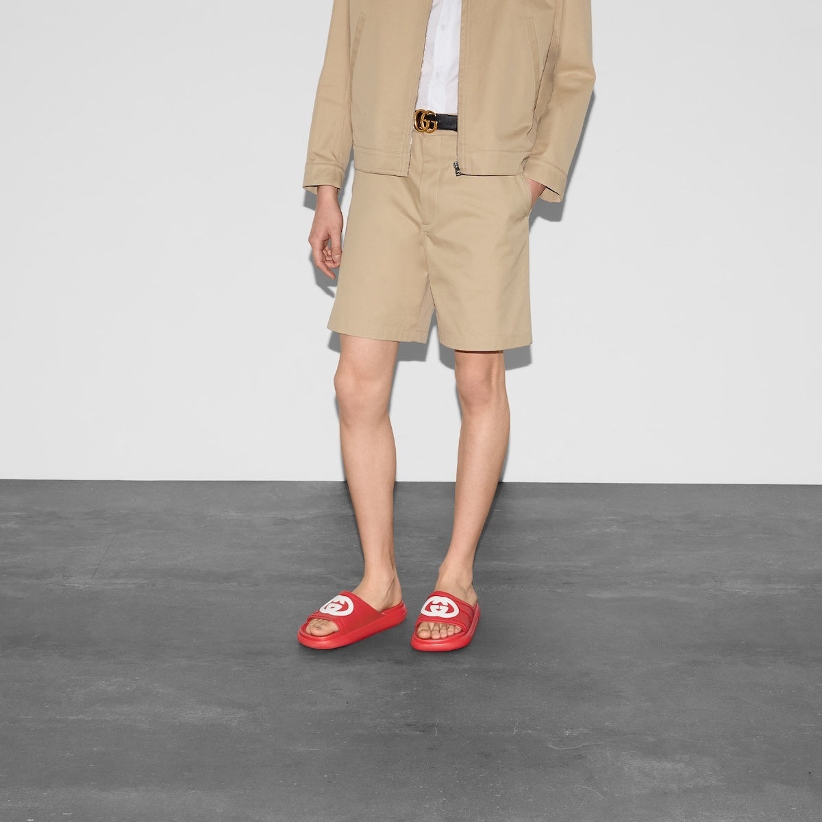Gucci Interlocking G Slide Sandals - 4
