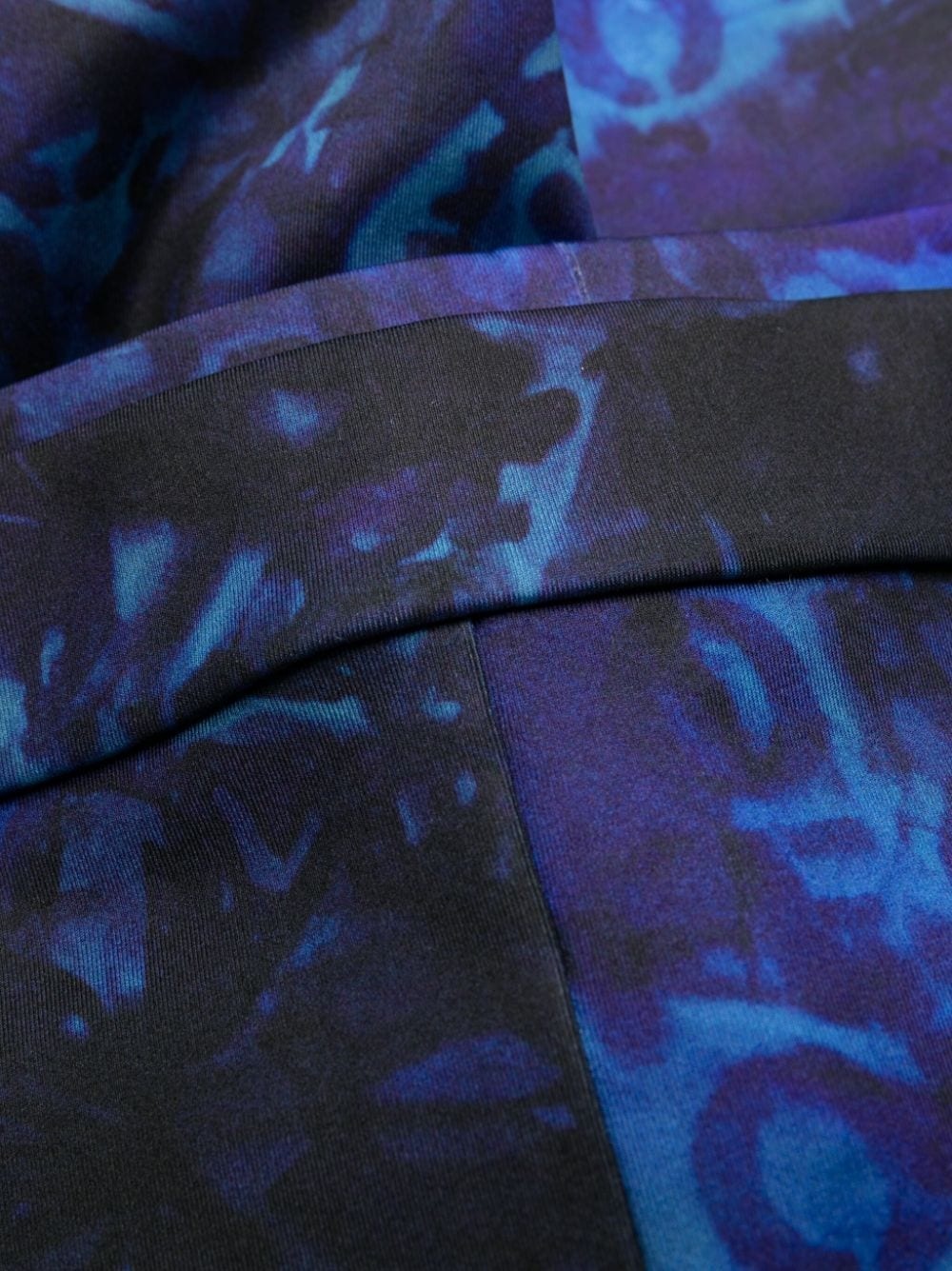 all-over logo-print flared trousers - 6