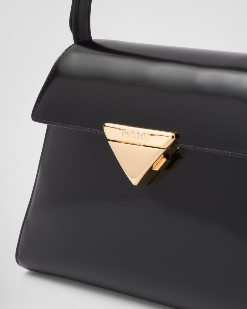 Medium brushed leather handbag 6