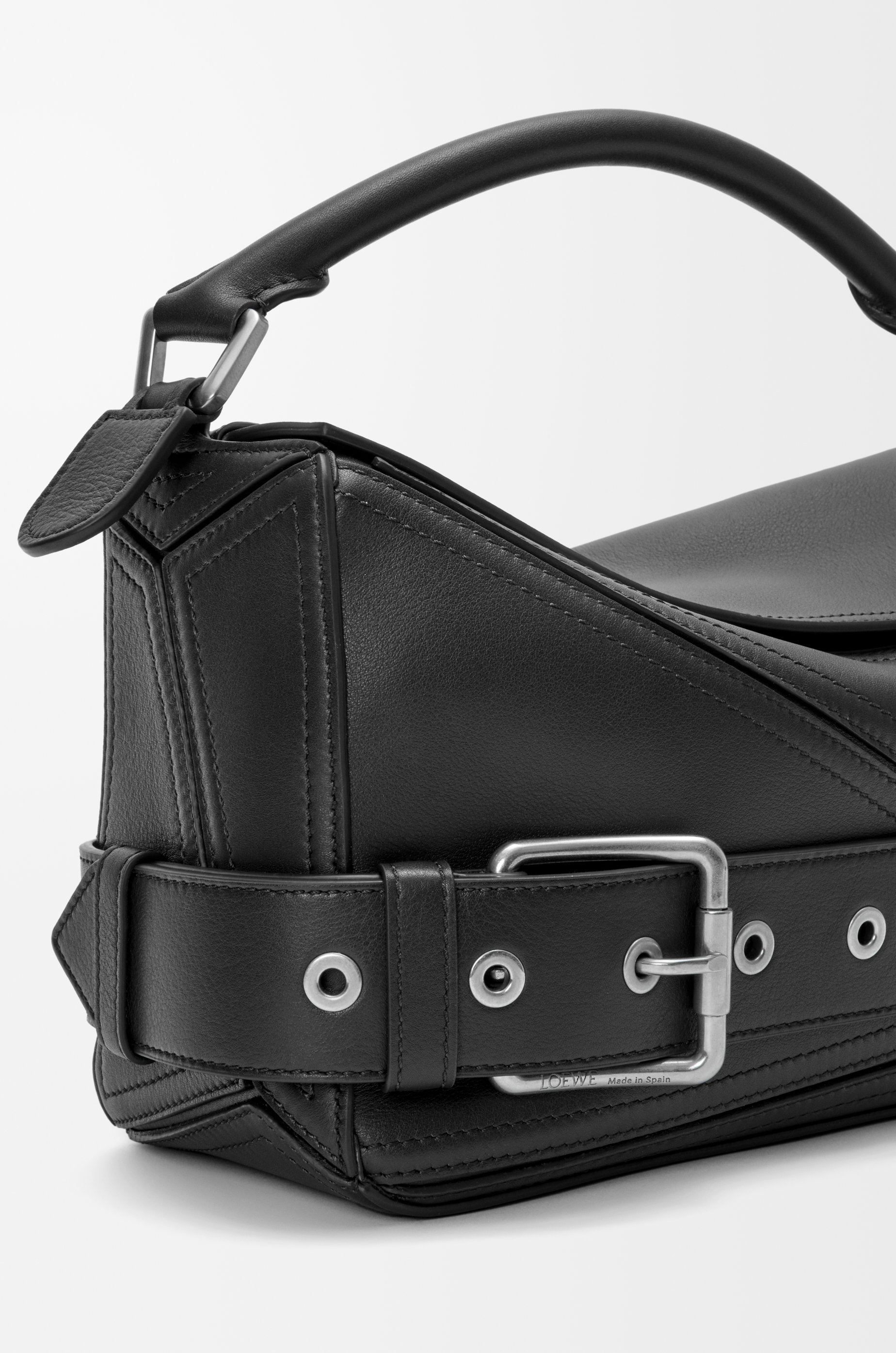Small Puzzle Biker bag in shiny calfskin - 10