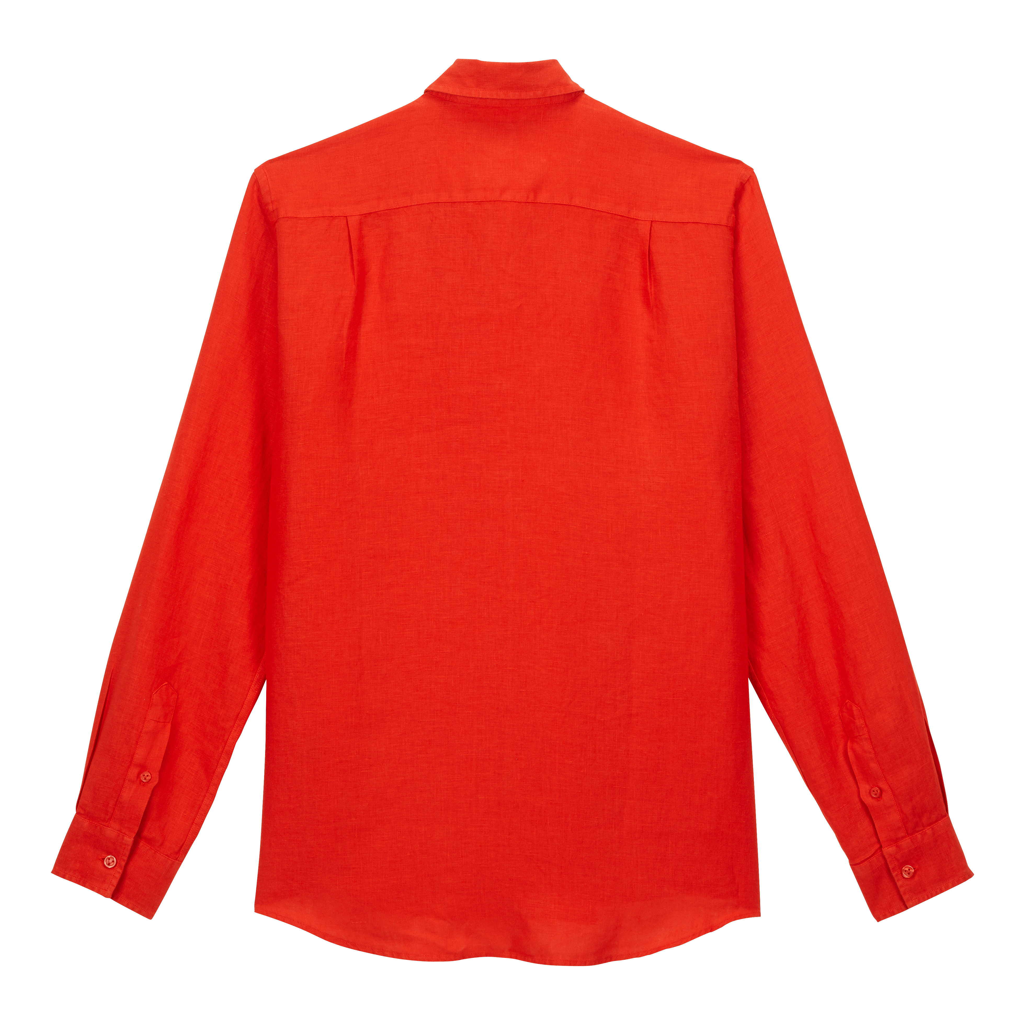 Men Linen Shirt Solid - 2