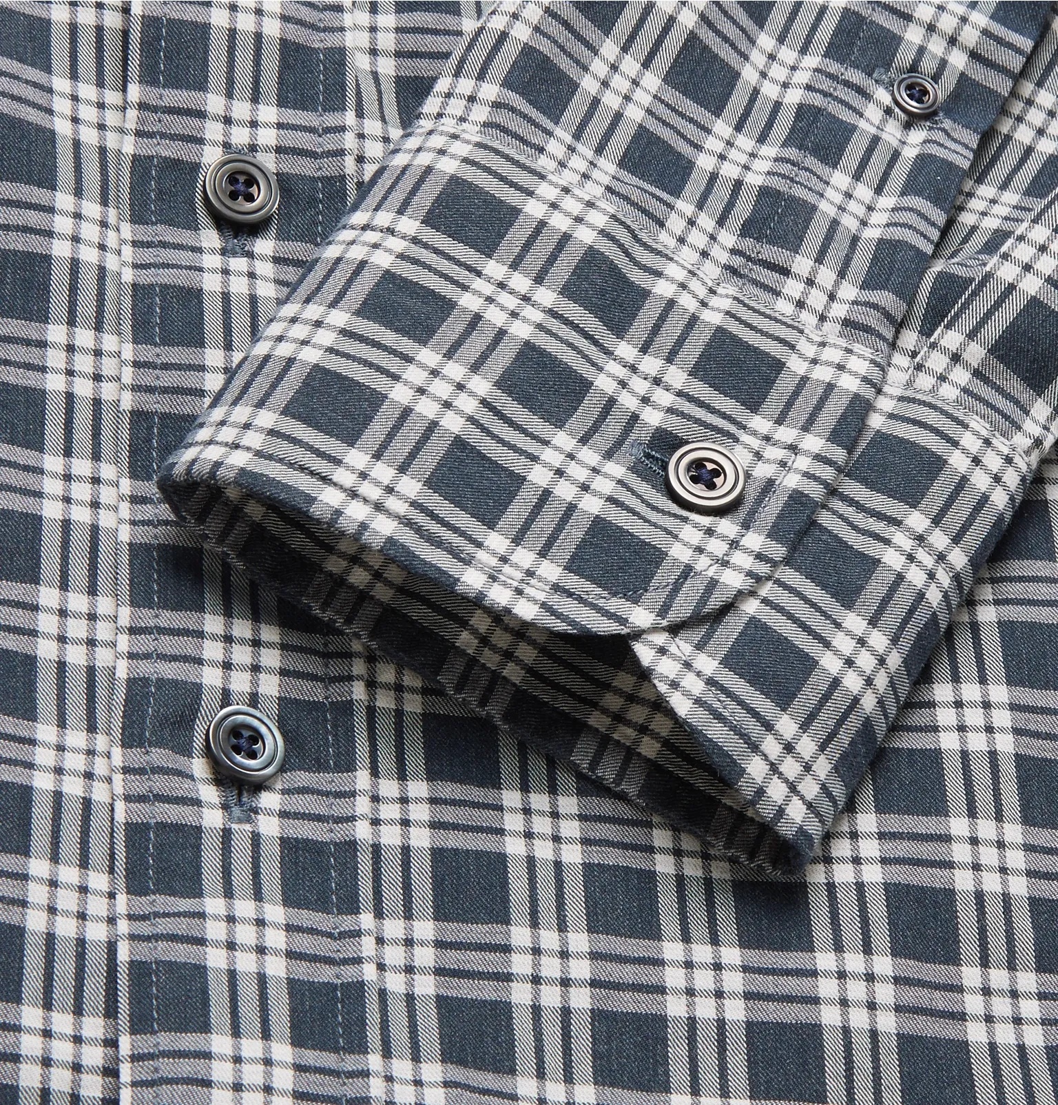 Rady Slim-Fit Button-Down Collar Checked Cotton-Voile Shirt - 3