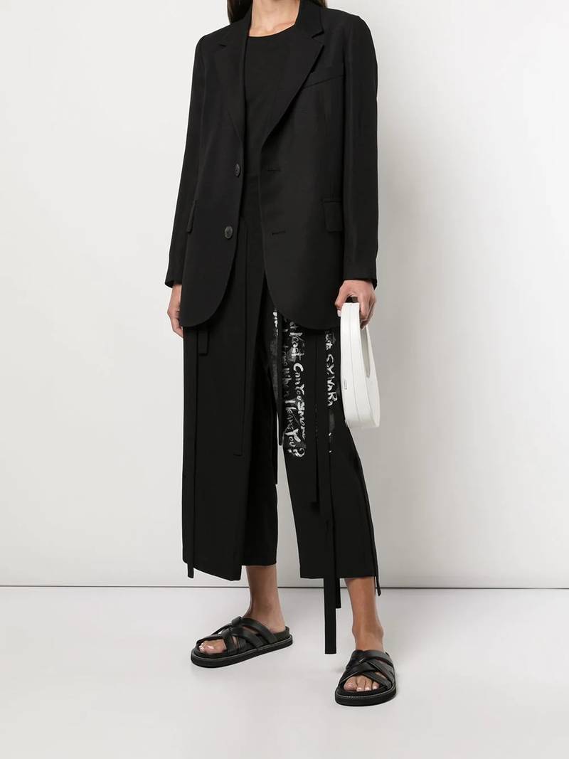 AMI Paris single-breasted blazer outlook