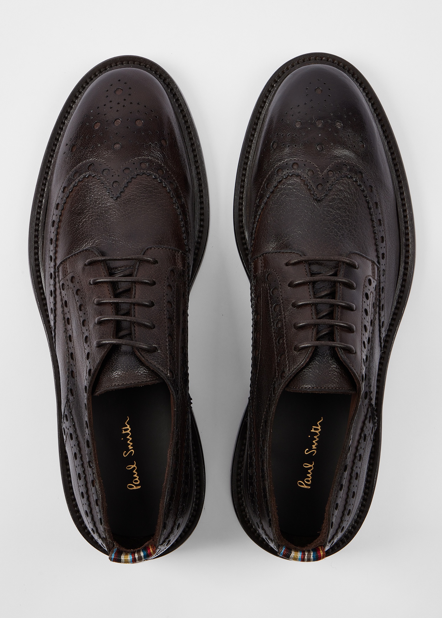Dark Brown 'Langley' Brogues - 5