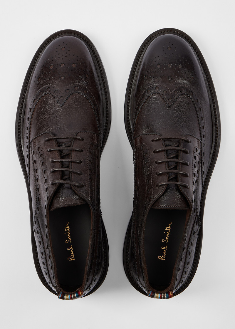 Dark Brown 'Langley' Brogues 5