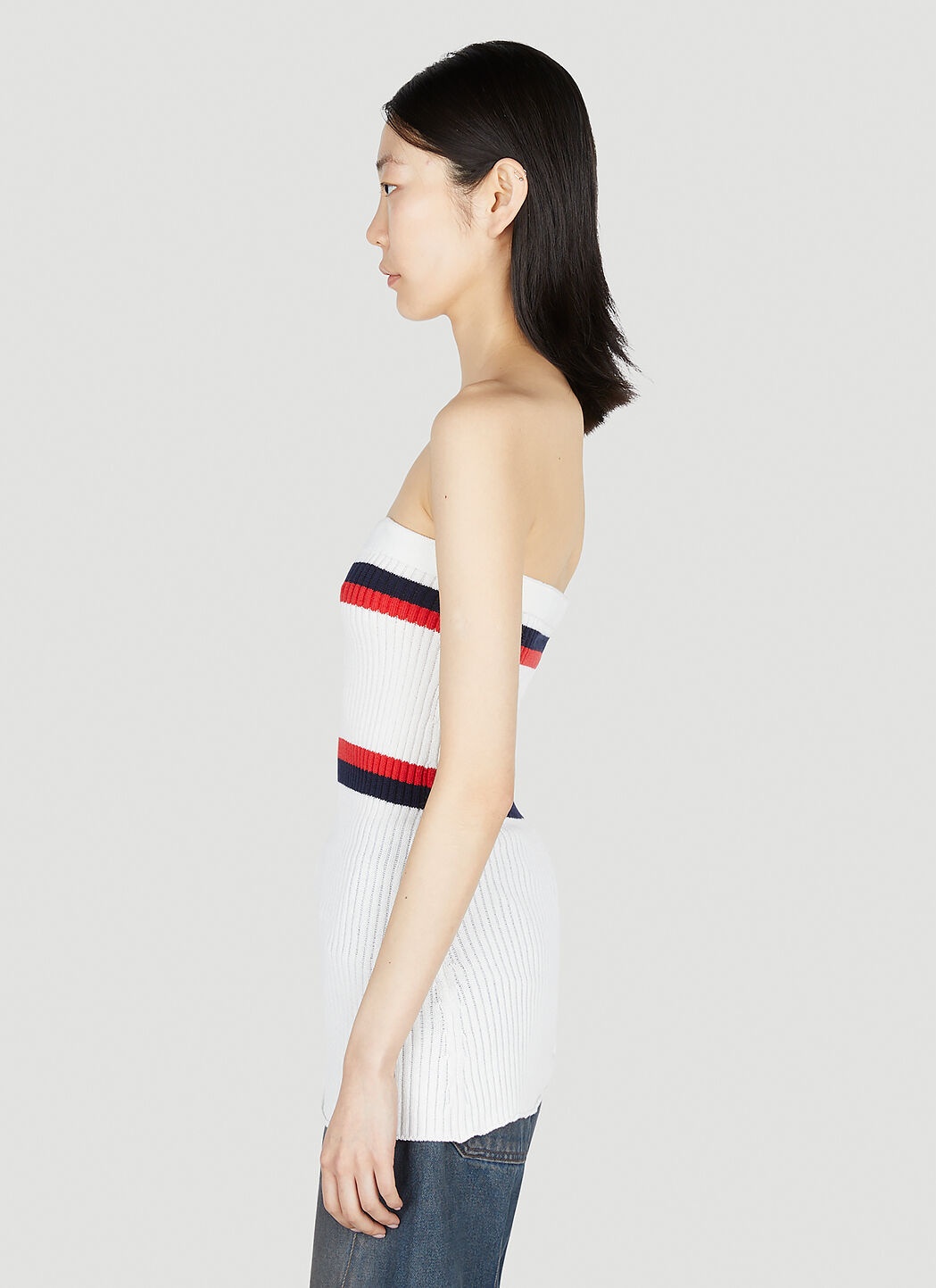 Ribbed Bustier Top - 3