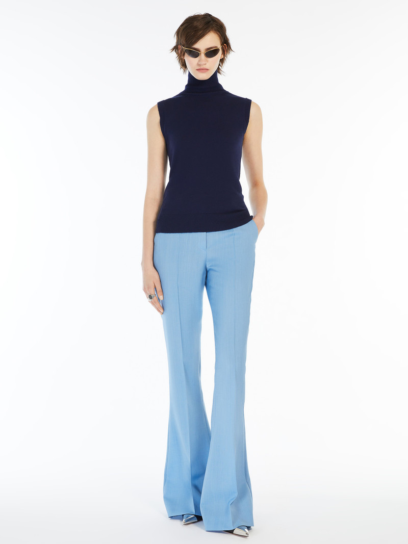 Sportmax ARDENZA Sleeveless mock polo-neck sweater outlook