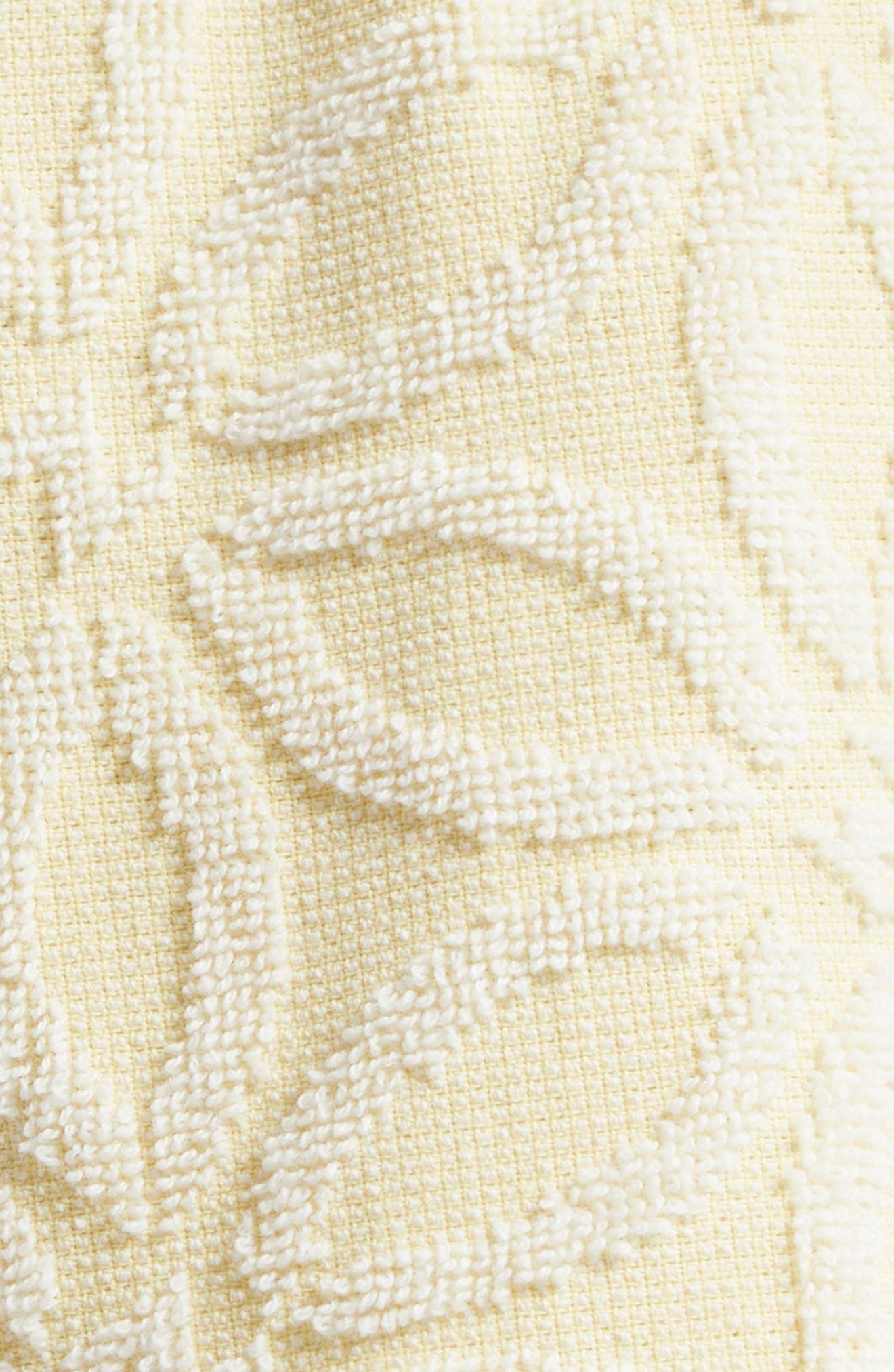 Zimmermann Coco Jacquard Terry Cloth Shorts in Yellow/Cream at Nordstrom - 7